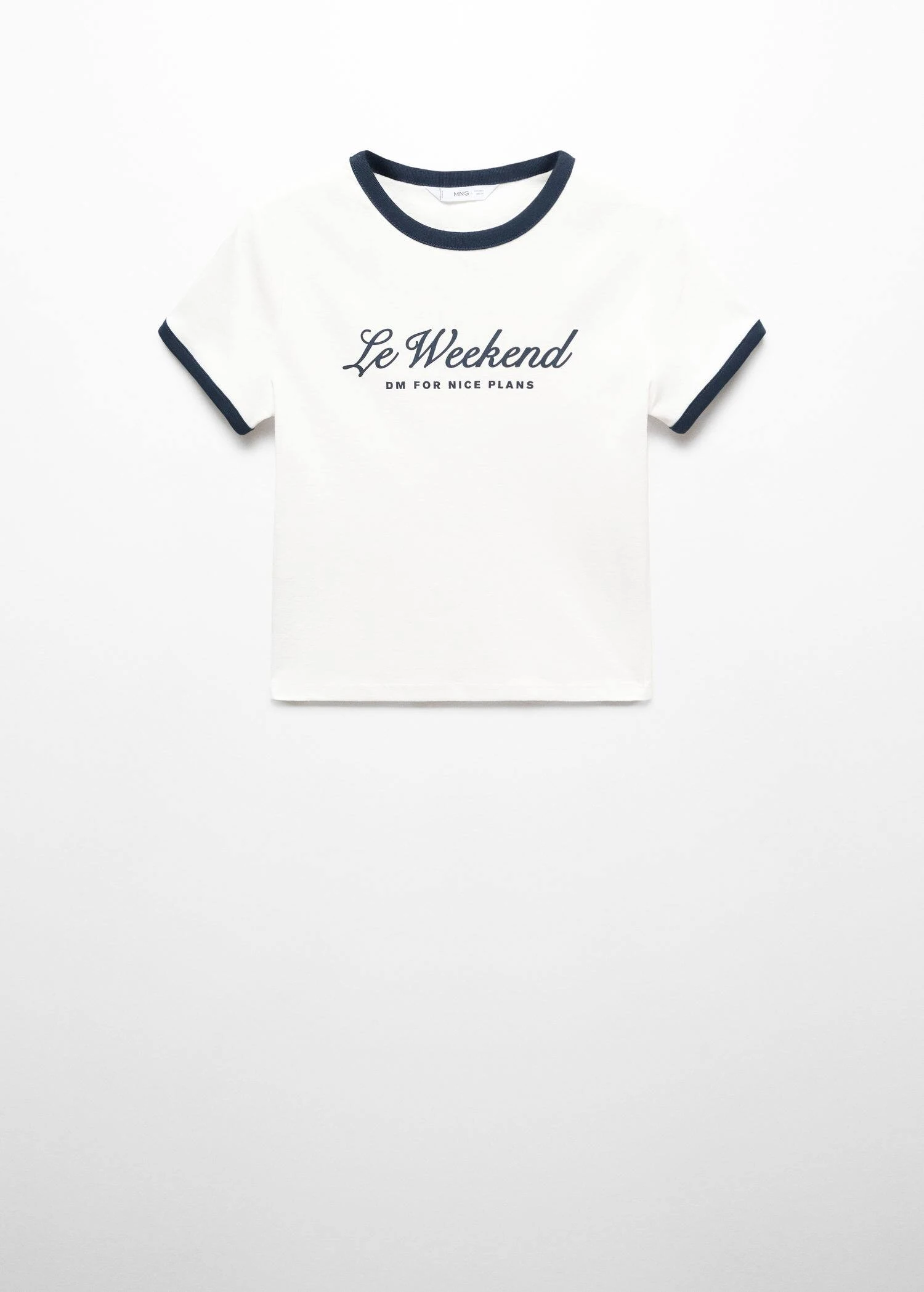 T-shirt Crop Message 9 T-shirt Crop Message – Image 7