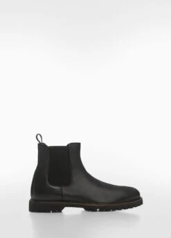 Chelsea Boots Cuir Semelle Track