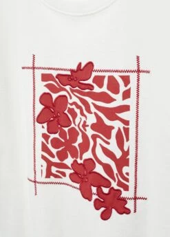 T-shirt Imprimé Détails Brodés -Vêtements Pascher 57036309 01 D8