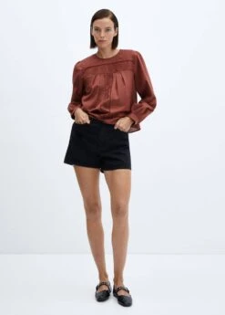 Blouse Coton Détails Ajourés 24 Blouse Coton Détails Ajourés -Vêtements Pascher 57037118 76 99999999 01