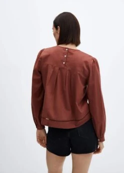 Blouse Coton Détails Ajourés 25 Blouse Coton Détails Ajourés -Vêtements Pascher 57037118 76 R
