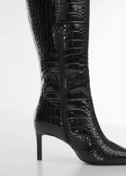 Bottes Talon Effet Croco -Vêtements Pascher 57037712 99 D3