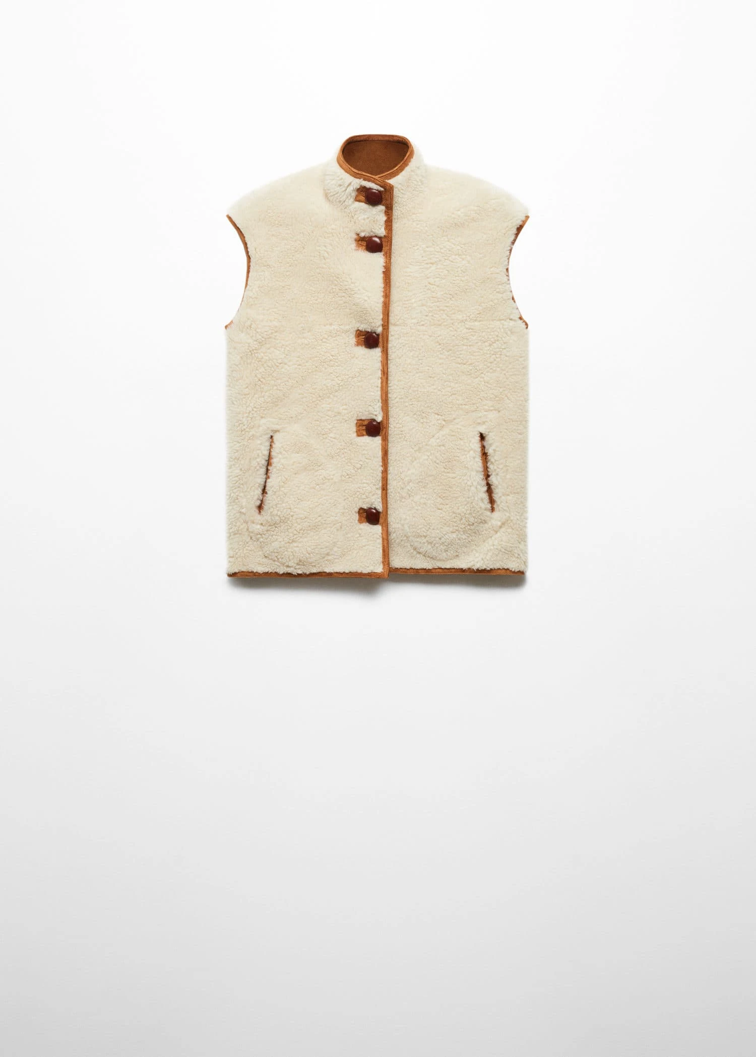 Gilet Réversible Imitation Mouton Retourné 11 Gilet Réversible Imitation Mouton Retourné – Image 9