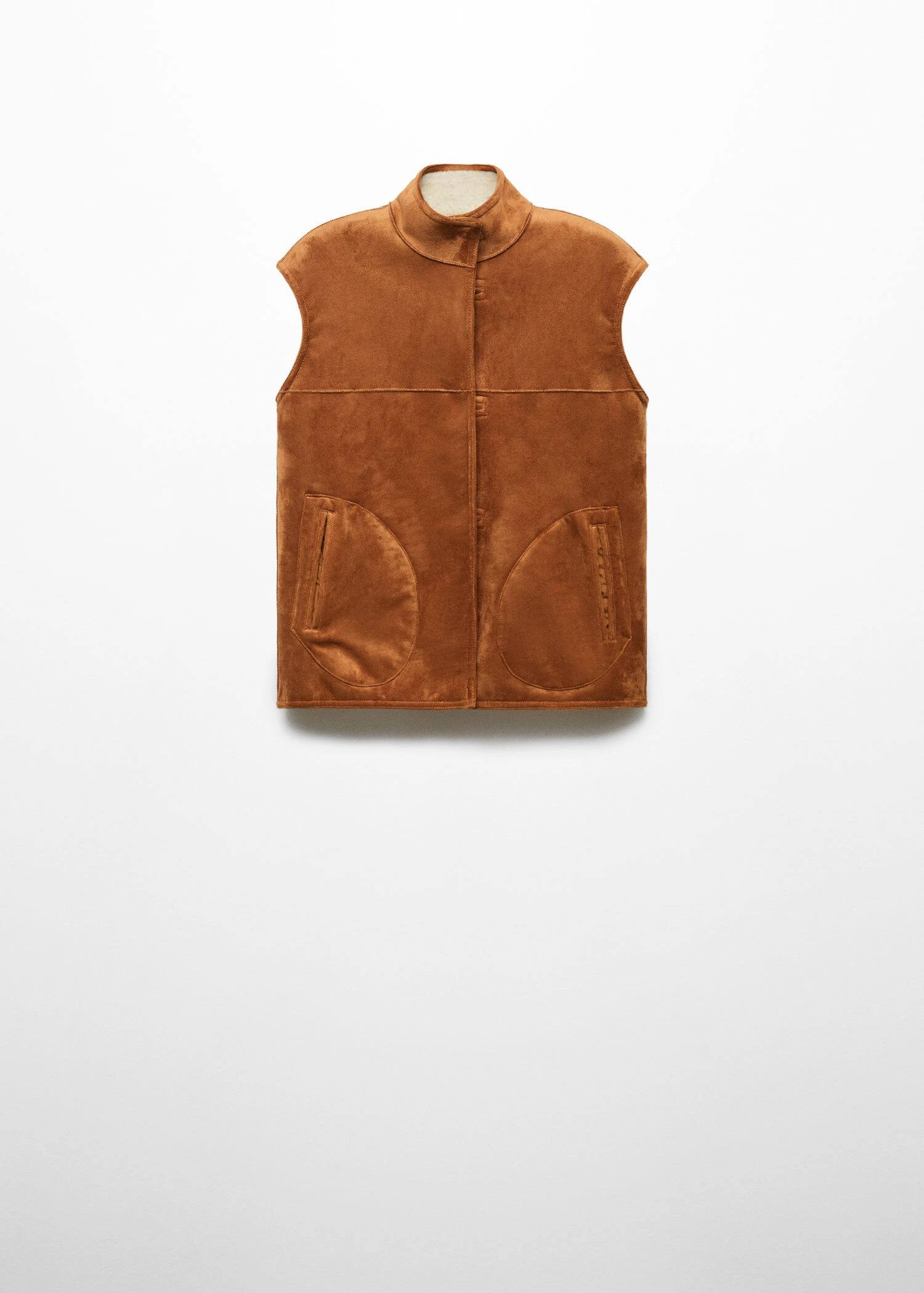 Gilet Réversible Imitation Mouton Retourné 12 Gilet Réversible Imitation Mouton Retourné – Image 10