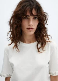 T-shirt Ornement Cristaux -Vêtements Pascher 57037717 01 D1