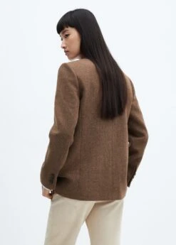 Veste De Costume à Chevrons En Laine 15 Veste De Costume à Chevrons En Laine -Vêtements Pascher 57037723 30 R