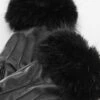 Gants Combinés Fausse Fourrure