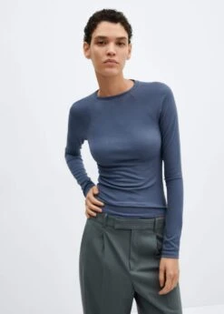 T-shirt Côtelé Manches Longues -Vêtements Pascher 57037755 59