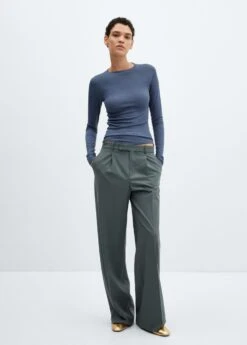 T-shirt Côtelé Manches Longues -Vêtements Pascher 57037755 59 99999999 01