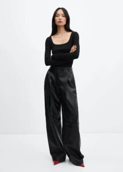 T-shirt Côtelé Col Carré -Vêtements Pascher 57037757 99 99999999 01