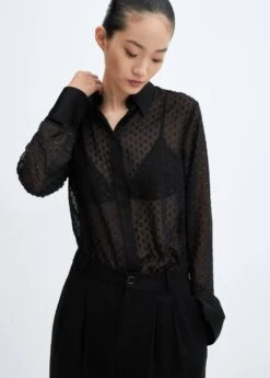 Chemise Semi-transparente Plumetis -Vêtements Pascher 57038268 99 D6