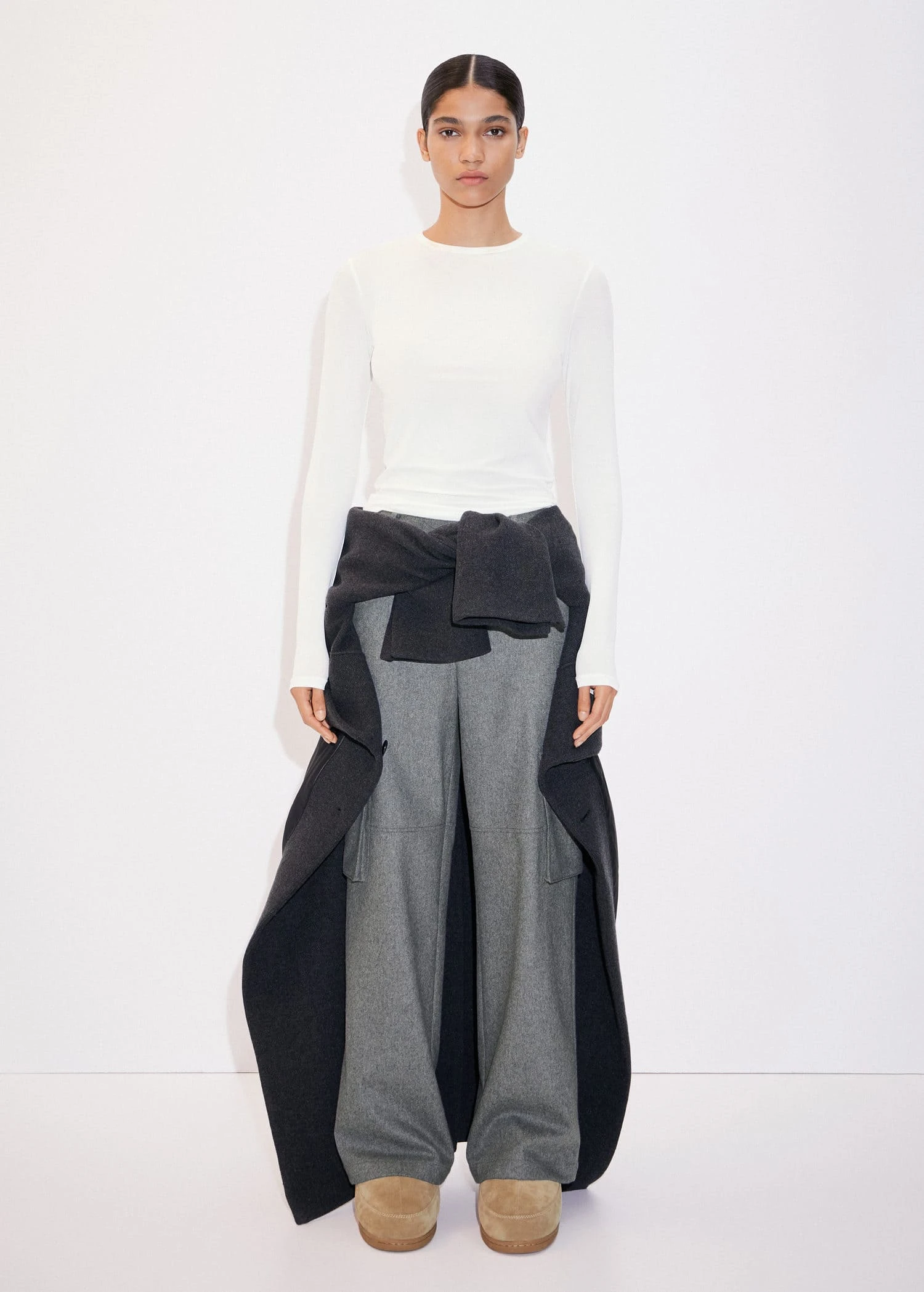 T-shirt Manches Longues Col Rond 4 T-shirt Manches Longues Col Rond – Image 2