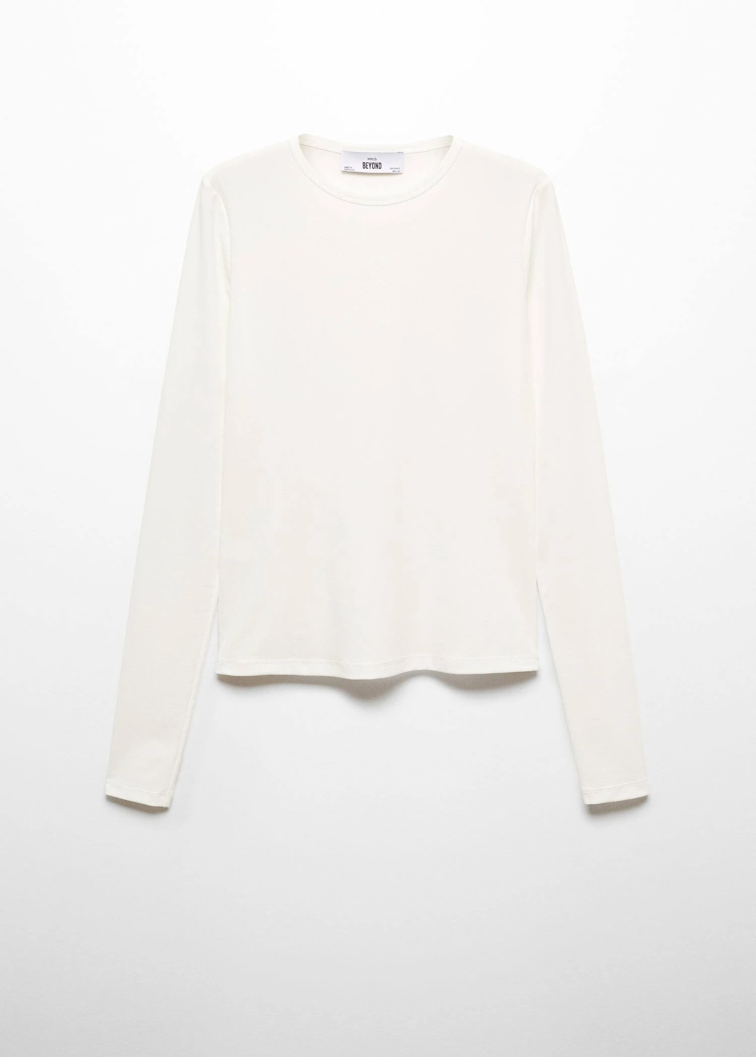 T-shirt Manches Longues Col Rond 8 T-shirt Manches Longues Col Rond – Image 6