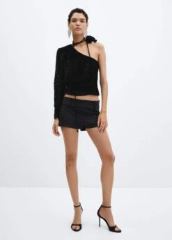 Blouse En Velours Floral -Vêtements Pascher 57039099 99 99999999 01