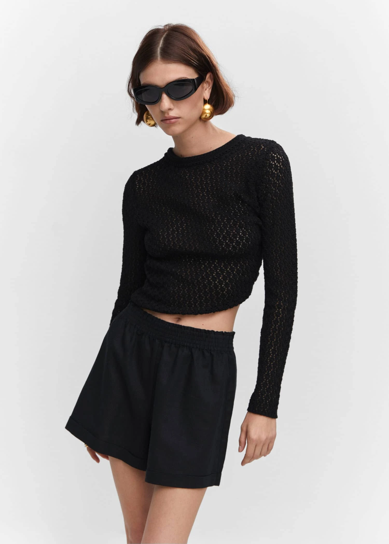 Short Lin Taille élastique 6 Short Lin Taille élastique – Image 4