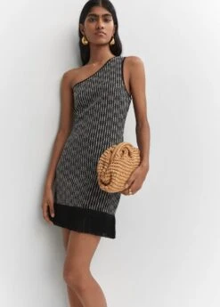 Robe Asymétrique Détail Franges -Vêtements Pascher 57040271 99 D2