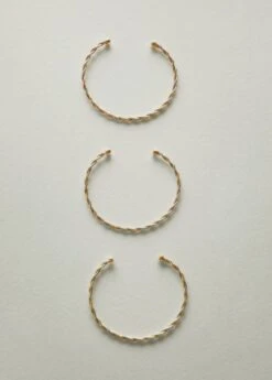 Collier Rigide Entrelacé -Vêtements Pascher 57040300 OR D8