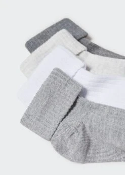 Pack 4 paires De Chaussettes Côtelées 7 Pack 4 paires De Chaussettes Côtelées -Vêtements Pascher 57040374 94 D8