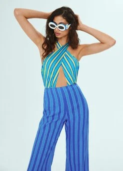 Pantalon Lin à Rayures -Vêtements Pascher 57040382 52 D1