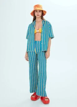 Chemise Lin Rayures Multicolores -Vêtements Pascher 57040383 52 99999999 01