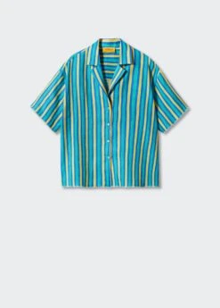 Chemise Lin Rayures Multicolores -Vêtements Pascher 57040383 52 B