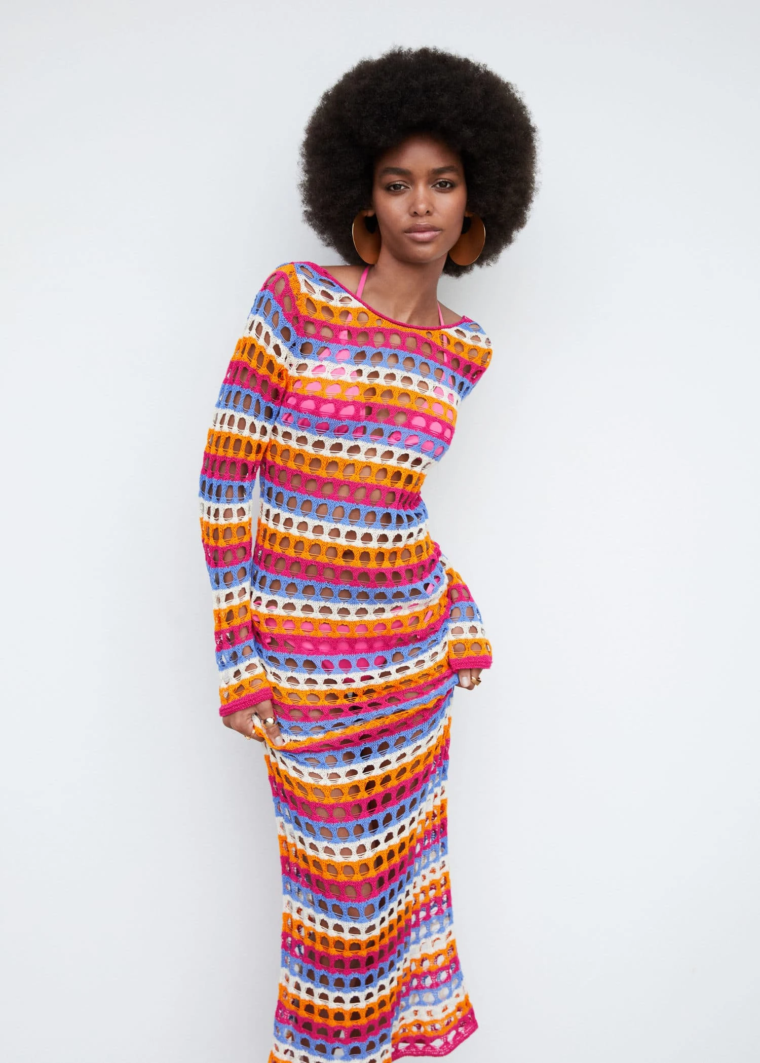 Robe Crochet Multicolore 3 Robe Crochet Multicolore