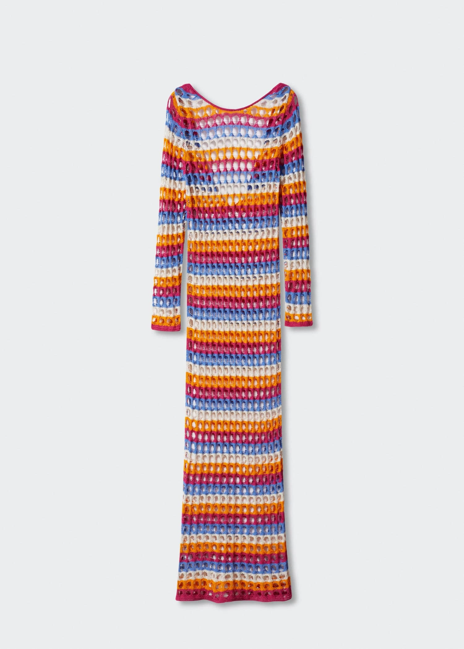 Robe Crochet Multicolore 10 Robe Crochet Multicolore – Image 8