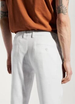 Pantalon Slim-fit Lin Cordon De Serrage Intérieur -Vêtements Pascher 57040565 01 D6