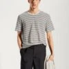 T-shirt 100 % Lin Rayures -Vêtements Pascher 57040679 02