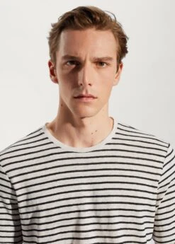 T-shirt 100 % Lin Rayures 19 T-shirt 100 % Lin Rayures -Vêtements Pascher 57040679 02 D1