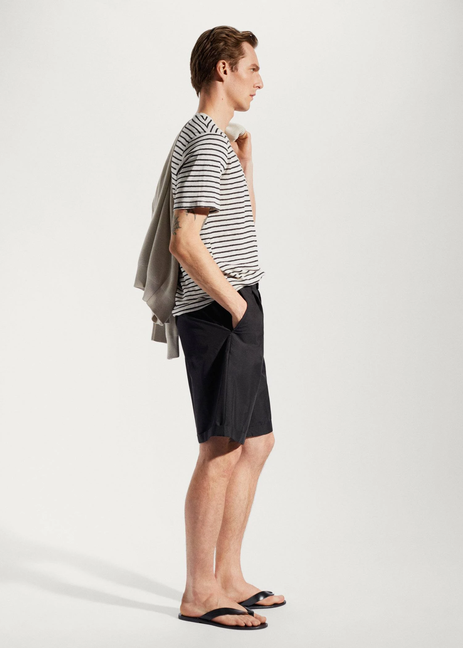 T-shirt 100 % Lin Rayures 7 T-shirt 100 % Lin Rayures – Image 5