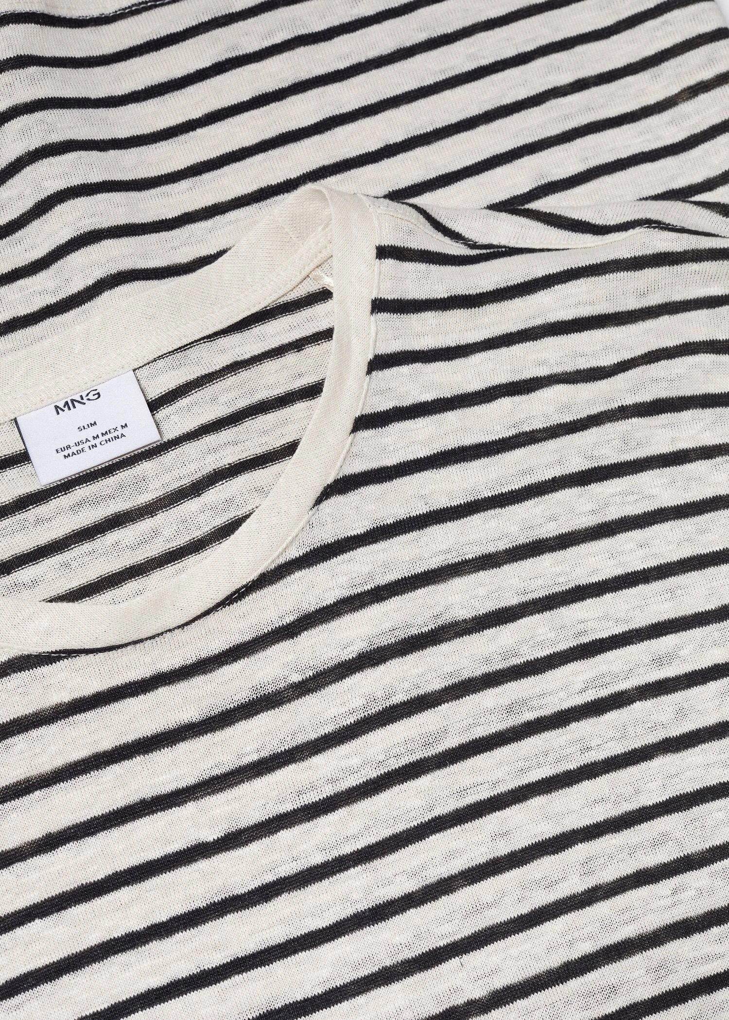 T-shirt 100 % Lin Rayures 8 T-shirt 100 % Lin Rayures – Image 6