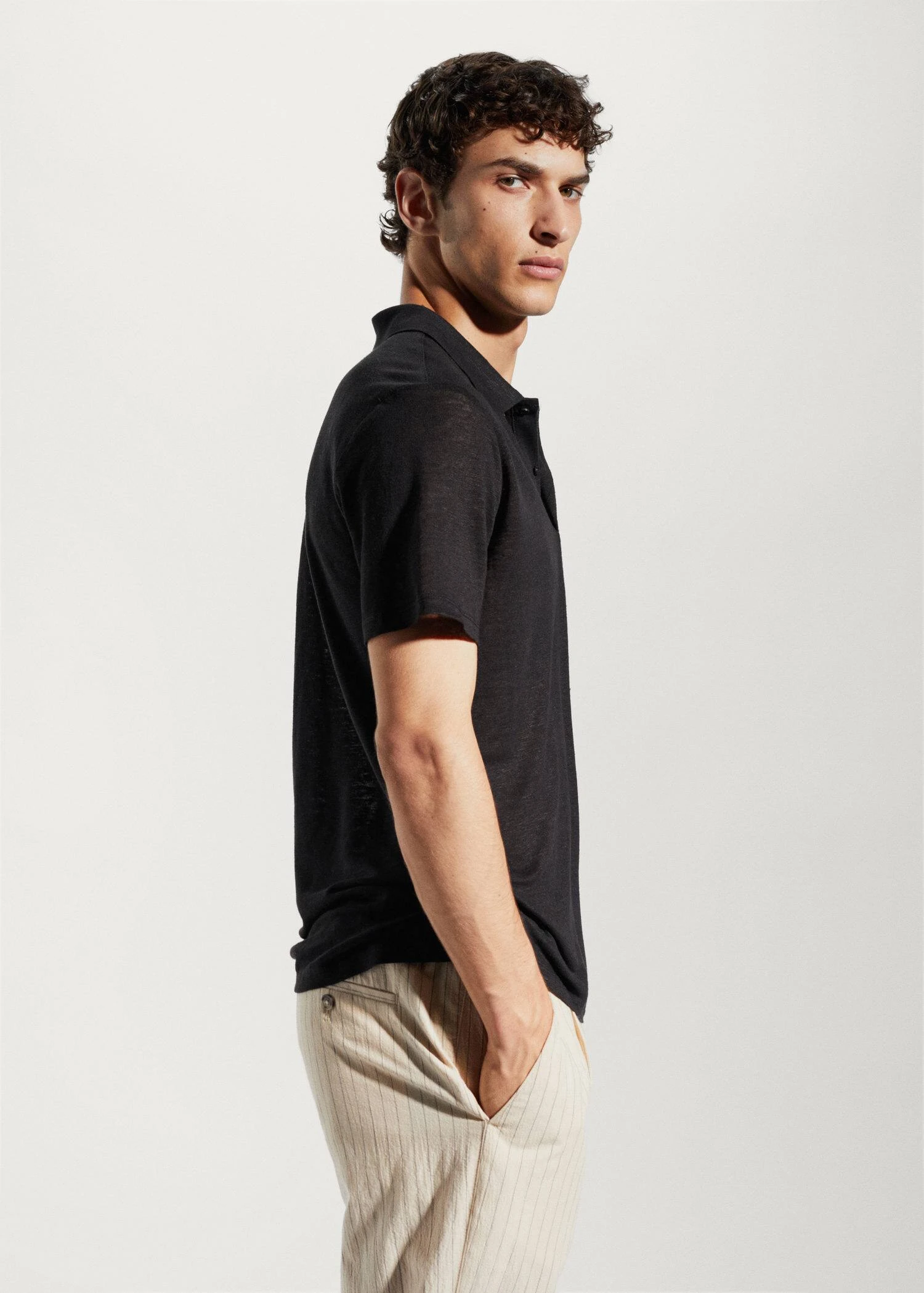 Polo Slim Fit 100 % Lin 15 Polo Slim Fit 100 % Lin – Image 13