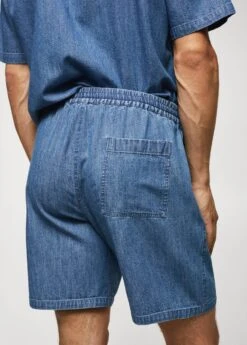 Bermuda En Coton Chambray -Vêtements Pascher 57040686 TM D4