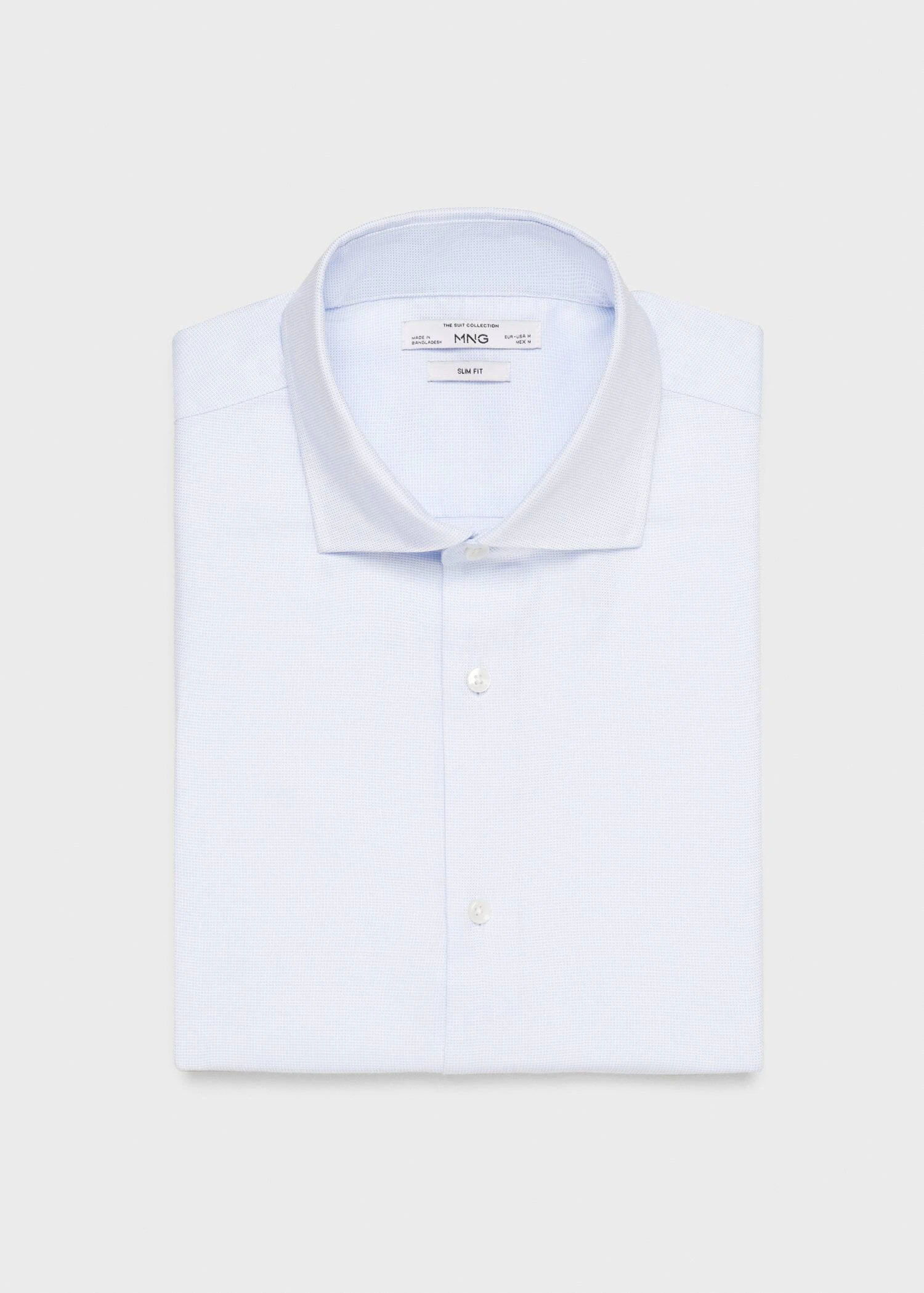 Chemise Costume Slim Fit Structurée 8 Chemise Costume Slim Fit Structurée – Image 6