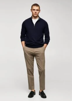 Pull-over Coton Col Zippé -Vêtements Pascher 57040746 56 99999999 01