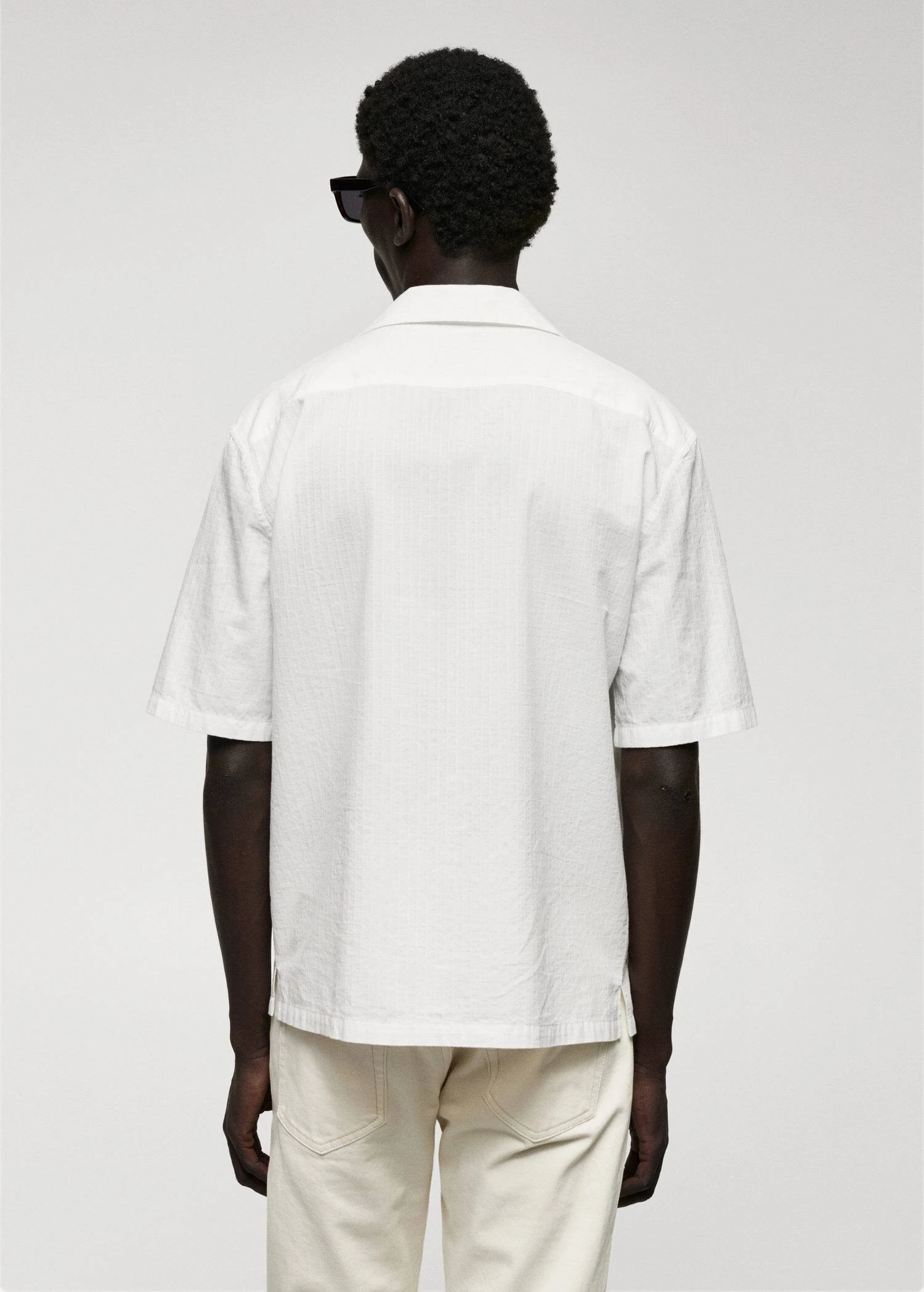 Chemise 100 % Coton Structurée 5 Chemise 100 % Coton Structurée – Image 3