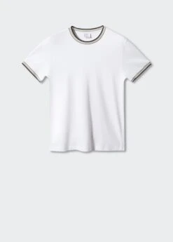 T-shirt 100 % Coton Liserés Contrastants -Vêtements Pascher 57040798 01 B