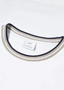 T-shirt 100 % Coton Liserés Contrastants -Vêtements Pascher 57040798 01 D8