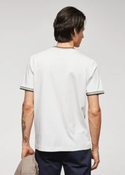 T-shirt 100 % Coton Liserés Contrastants -Vêtements Pascher 57040798 01 R