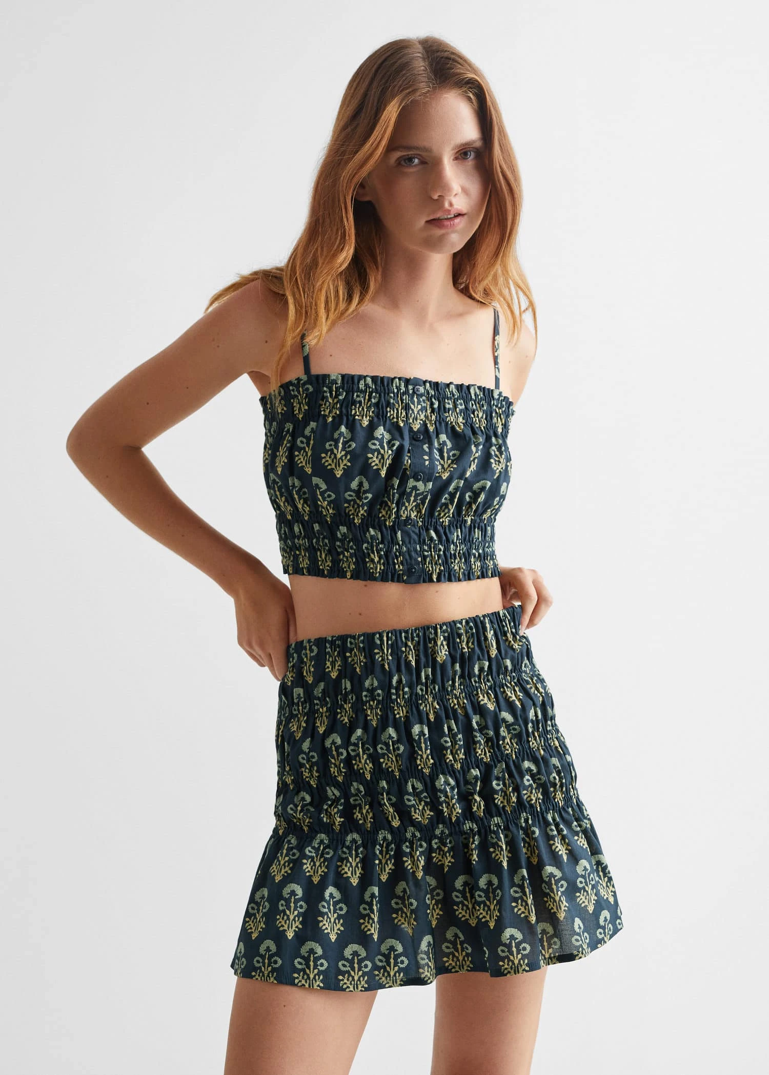 Top Coton Froncé 3 Top Coton Froncé