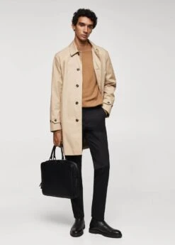 Sacoche Similicuir Effet Grainé