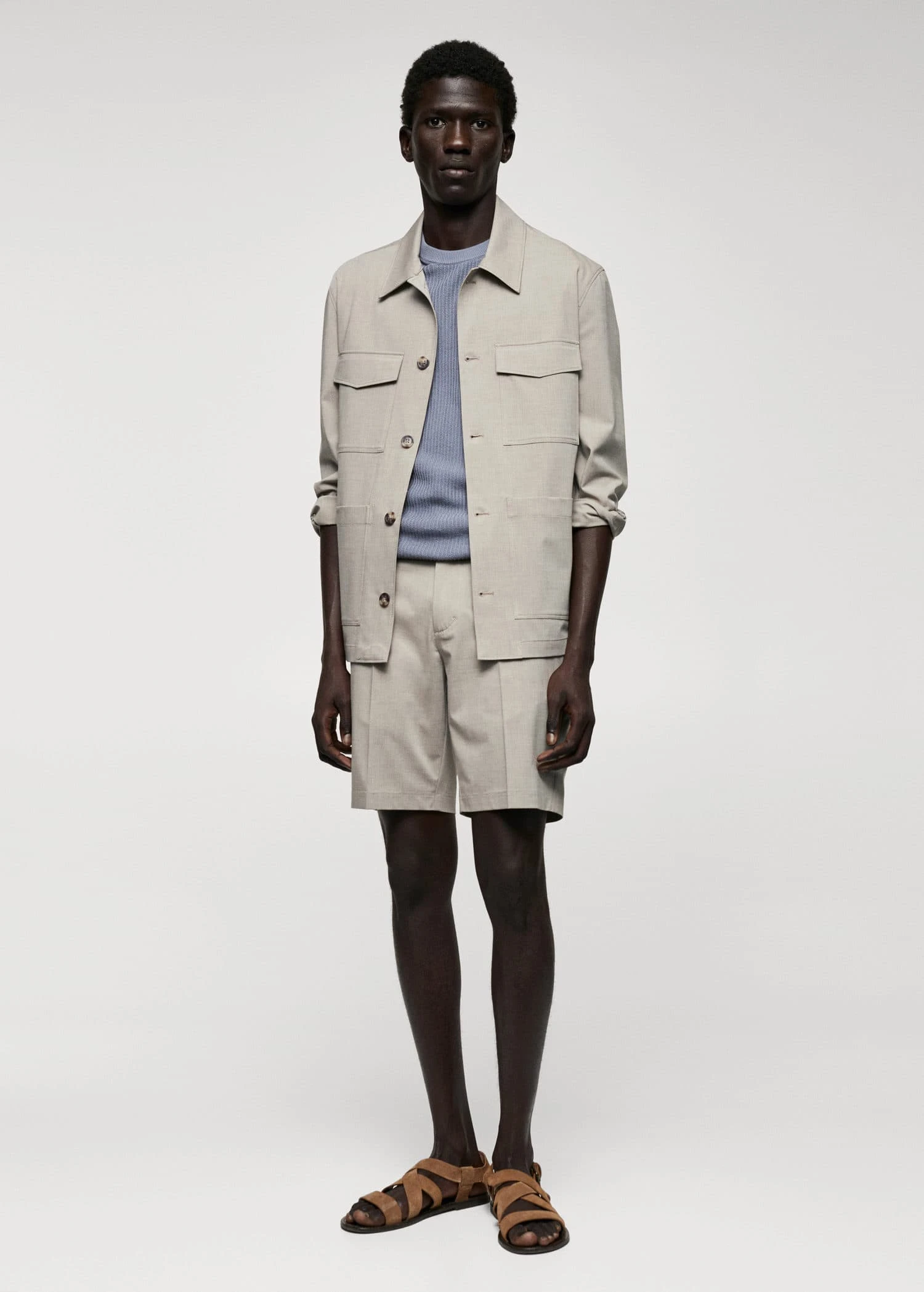 Bermuda Slim Fit Taille Réglable 4 Bermuda Slim Fit Taille Réglable – Image 2