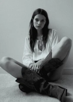 Blouse Froncée Bouton -Vêtements Pascher 57043807 02 D6