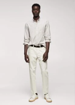 Chemise 100 % Coton Rayures Bicolores -Vêtements Pascher 57044005 08 99999999 01