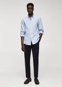 Chemise 100 % Coton Rayures Bicolores -Vêtements Pascher 57044005 56 99999999 01