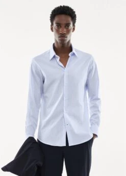Chemise Costume Slim Fit Coton Stretch