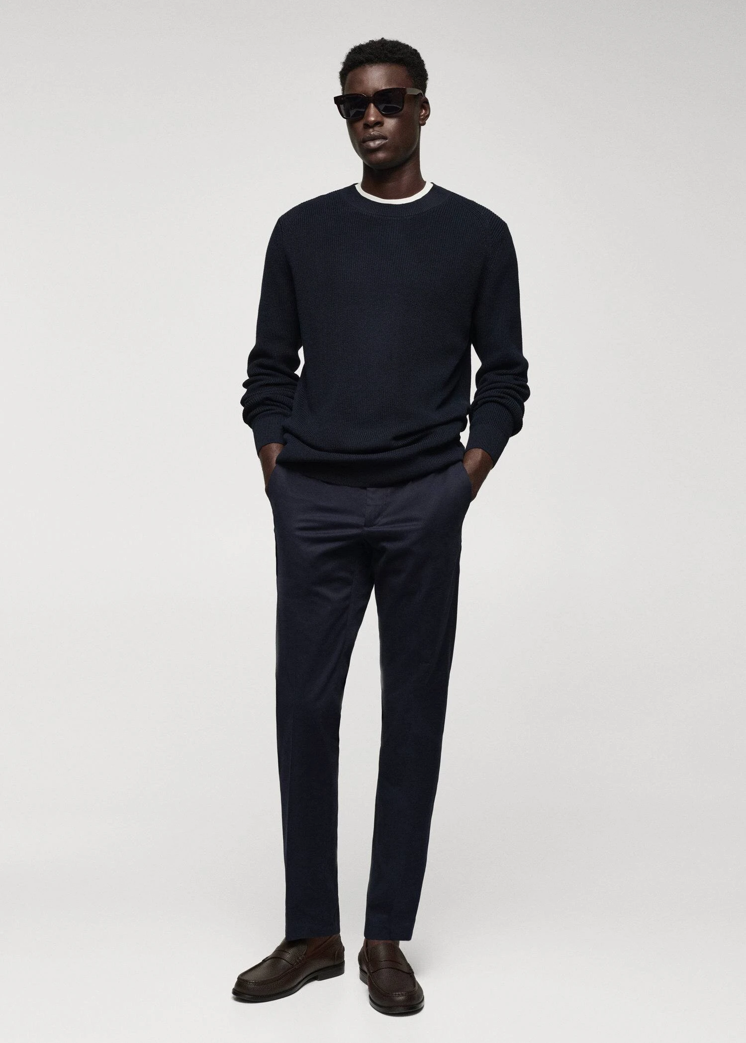 Chino Slim-fit Coton Pinces 12 Chino Slim-fit Coton Pinces – Image 10