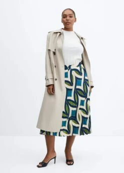 Jupe Plissée Imprimée -Vêtements Pascher 57044434 52 D3