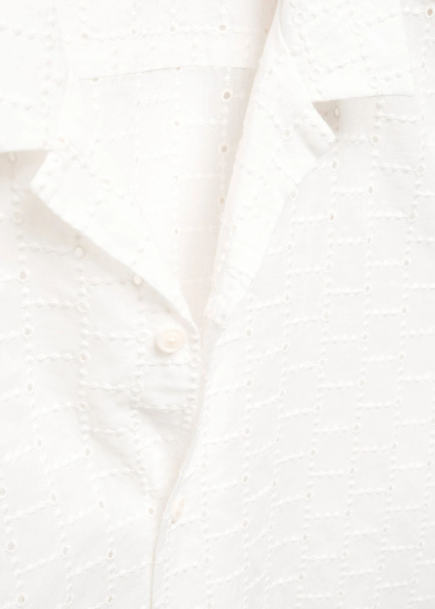 Chemise Col Bowling Broderies 8 Chemise Col Bowling Broderies – Image 6